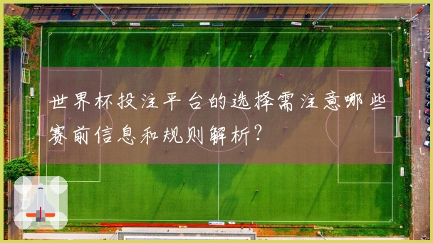 世界杯投注平台的选择需注意哪些赛前信息和规则解析？