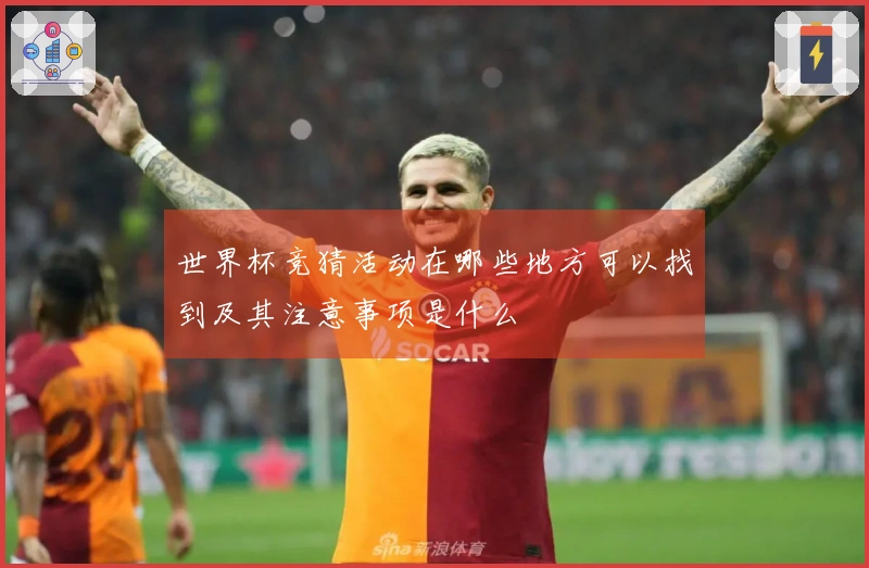世界杯竞猜活动在哪些地方可以找到及其注意事项是什么